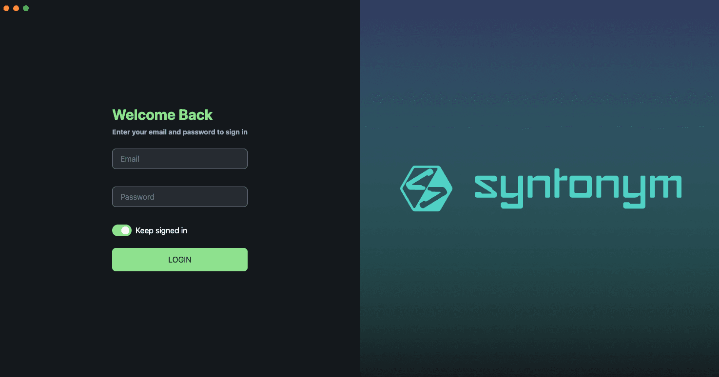 Syntonym Virtual Cam